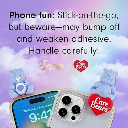 Sonix x Care Bears Peekers - Adhesive Decoration - Blind Box - Includes Grumpy, Cheer, Sweet Dreams, or Funshine thumbnail 5