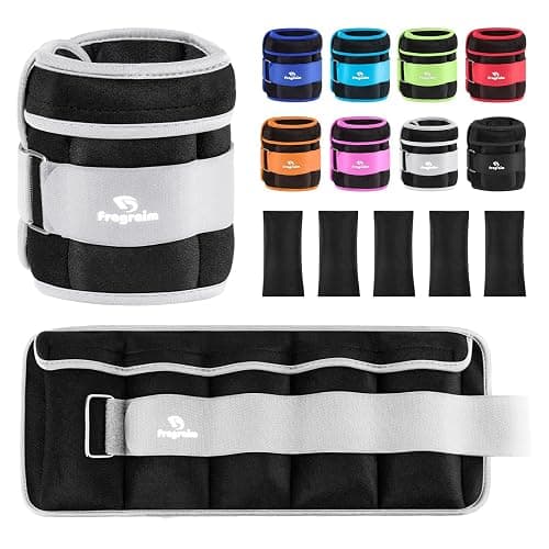 Adjustable Ankle Weights 1-3/4/5/6/8/10/12/15/20 LBS Pair with Removable Weight for Jogging, Gymnastics, Aerobics, Home, Fitness, Physical Therapy - Image 1