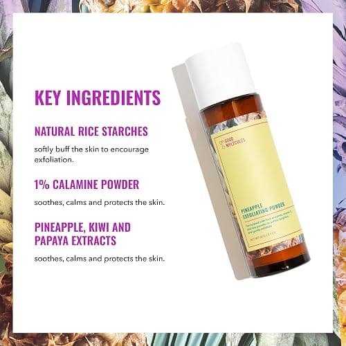 Good Molecules Pineapple Exfoliating Powder - Exfoliating Face Scrub with Natural Enzymes, Gentle Alcohol-Free Facial Cleanser, Skin Care for Face thumbnail 3