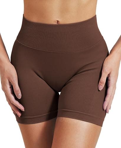 VOYJOY Women Workout Impact Shorts 2.5"/ 3.6"/ 4.5"/ 6" Scrunch Butt Lifting Gym Seamless Booty Biker Shorts thumbnail 5