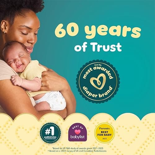 Pampers Swaddlers Diapers, Size 3, Absorbent, Keeps Baby Dry and Comfortable, Skin Safe Disposable Baby Diaper, 1 Pack (Count of 132) thumbnail 6