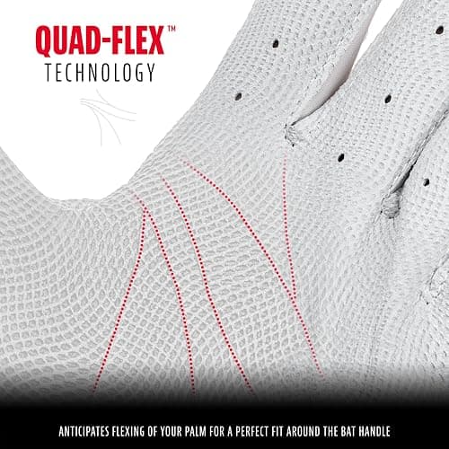 Franklin Sports MLB Baseball Batting Gloves - CFX Pro Adult + Youth - Baseball + Softball - Multiple Sizes + Colors thumbnail 4