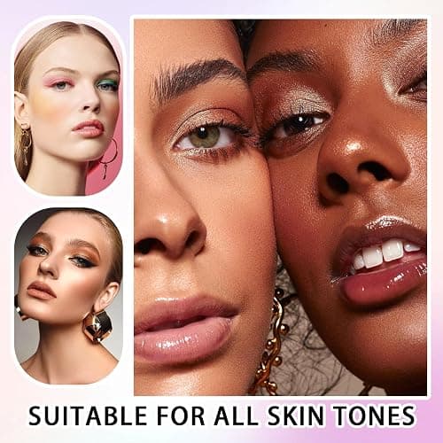 PPPanYiDi 68 Colors Eyeshadow Palette,Matte Glitter Eyeshadow Makeup Palette with Eyeshadow Brush,Highly Pigmented Colorful Shimmer Eye Shadow Palette Makeup Kit for Women thumbnail 6