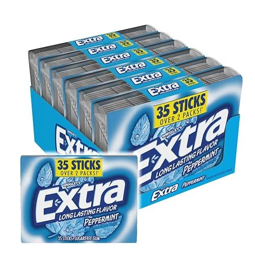 Gum Peppermint Sugarfree Chewing Gum Mega Pack, 35 Sticks (Pack of 6) (2 Pack) - Image 1