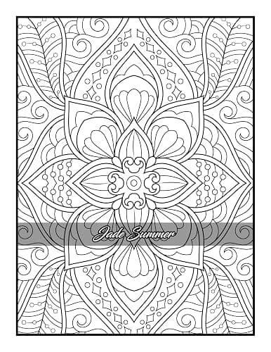 100 Amazing Patterns: An Adult Coloring Book with Fun, Easy, and Relaxing Coloring Pages thumbnail 15