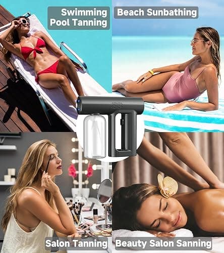 Upgraded Cordless Spray Tan Machine, Portable and Rechargeable Spray Tan Gun, USB Charge, Long Lasting Working Time, Spray Tanning Machine for Self Tanner Travel Beach Salon DIY Home Mobile Tan thumbnail 8