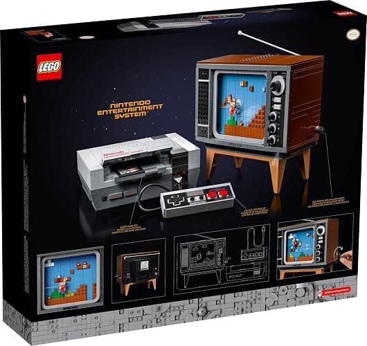 LEGO Super Mario Nintendo Entertainment System 71374 Gameplay Building Set, Model Kits for Adults to Build, DIY Creative Activity, Collectible Gift Idea thumbnail 6