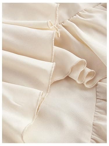SOLY HUX Women's Layered Ruffle Hem Dress Sleeveless Ruched Asymmetrical Long Party Dresses thumbnail 4