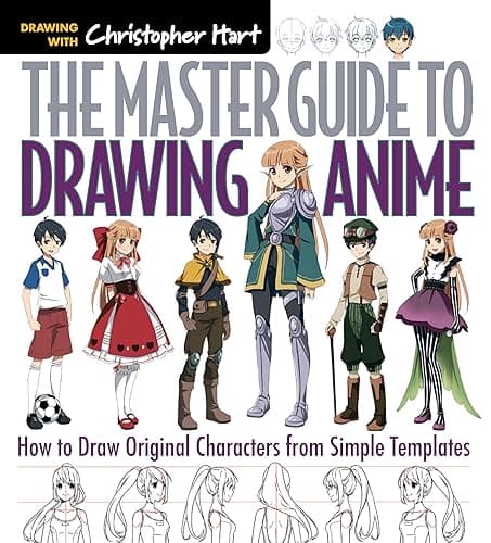The Master Guide to Drawing Anime: How to Draw Original Characters from Simple Templates – A How to Draw Anime / Manga Books Series (Volume 1) - Image 1