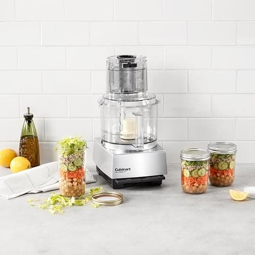 Cuisinart Food Processor, Dishwasher Safe 11-Cup Food Processor with Slicing & Shredding Discs, Cuisinart Pro Custom 11 Stainless Steel Electric Chopper & Kitchen Food Processor, Chrome, DLC-8SBCYP1 thumbnail 4
