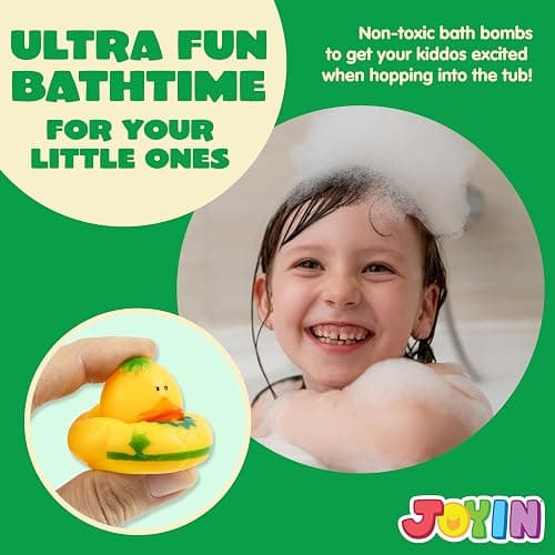 JOYIN 30 Pcs Rubber Ducks, Random Assortment Mini Rubber Duckie Toys with Mesh Carry Bag for Kids Baby Bath Shower Toys, Birthday Gifts, Summer Beach Pool Activity, Carnival, Holiday Party Favors thumbnail 5