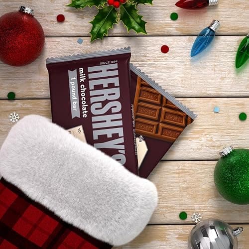 HERSHEY'S Milk Chocolate Candy Gift Bar, 1 lb thumbnail 6