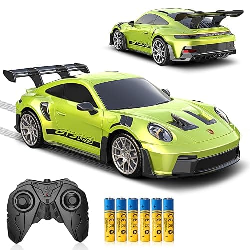 AEROQUEST Remote Control Car Porsche 911 GT3 RS, Officially Licensed 1:16 Scale 2.4GHz RC Sports Car with LED Headlights, 12KM/H Toy Vehicle, Gift for Boys & Girls 3-12 - Image 1