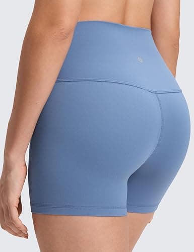 CRZ YOGA Butterluxe Biker Shorts 4'' - High Waisted Booty Workout Volleyball Yoga Womens Spandex thumbnail 4