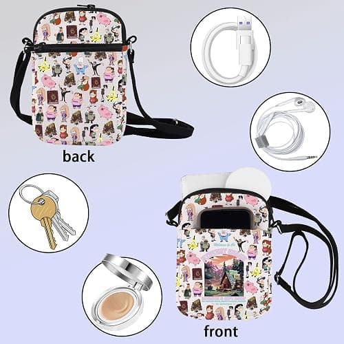 ZJXHPO Mystery Shack Crossbody Bag Cartoon Inspired Messenger Bag Falls Shoulder Bag Mystery Shack (Mystery Shack CB) thumbnail 5