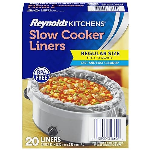 Reynolds Kitchens Slow Cooker Liners, Regular (Fits 3-8 Quarts), 20 Count - Image 1