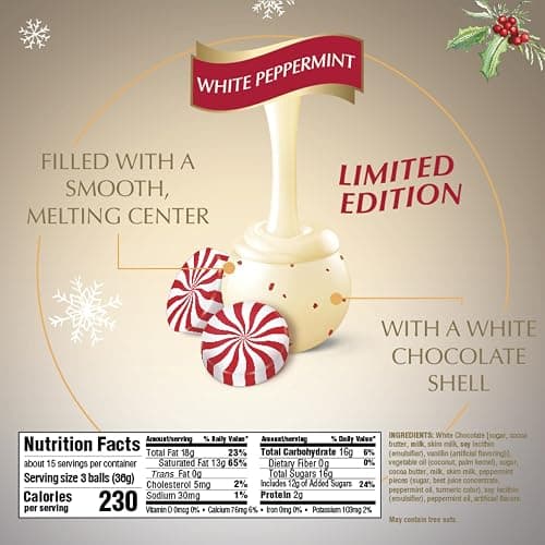 Lindt White Peppermint Truffles thumbnail 6