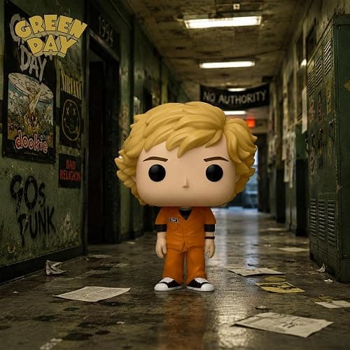 Funko POP! Rocks: Green Day - Mike Dirnt - (Basket Case) | Official Merch - Collectable Vinyl Figurine for Shelf Display - Birthday Gift Idea for Fans and Collectors thumbnail 2