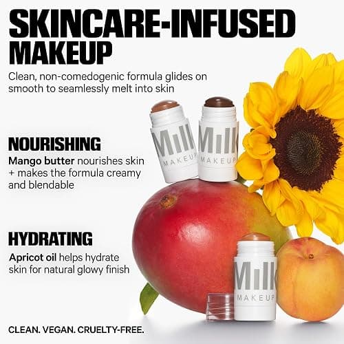 Milk Makeup Matte Bronzer – Buildable Cream Bronzer Stick with Mango Butter + Apricot Oil – Hydrating, Multi-Use Formula for a Sunkissed Glow thumbnail 3