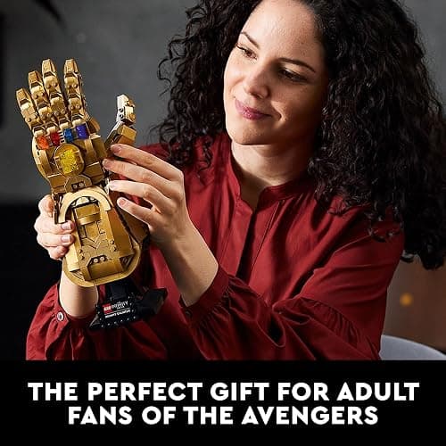 LEGO Marvel Infinity Gauntlet Set 76191 Collectible Thanos Glove with Infinity Stones, Building Set, Avengers Gift Idea for Adults and Teens, Model Kits for Decoration and Display - Multicolor thumbnail 2