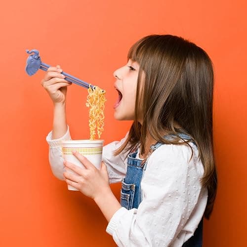 Genuine Fred MUNCHTIME Elephant Chopsticks, Picky Eater Solutions, Beginner Kids Reusable Chopsticks, Animated, Interactive Design, Fun Gift for Kids thumbnail 2
