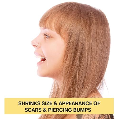 BASE LABORATORIES Piercing Keloid Bump Duo, Bump Solution Oil & Removal Gel | Keloid Shrinking Set, Ear Scar Treatment, Nose Keloid Bump, Scar Gel, Piercing Bump Solution Oil thumbnail 2