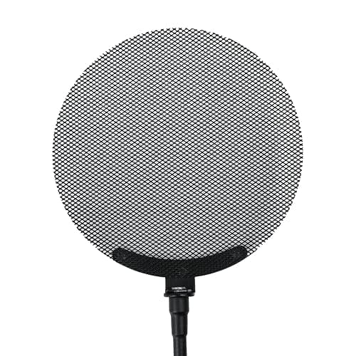 Gator Frameworks Vocal Recording Metal Screen Pop Filter with 12.4-Inch Gooseneck, Great for Podcasting, Broadcasting, and other Content Creation (GFW-POPFILTER-MTL) thumbnail 12