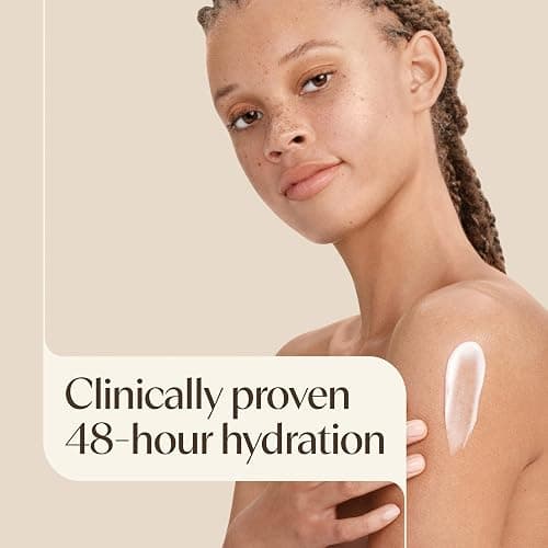 Aveeno Daily Moisturizing Body Lotion for Normal to Dry Skin, Moisturizer with Soothing Prebiotic Oat, Non Greasy, Non Comedogenic, Fragrance Free Body Lotion for Women & Men, 18 Fl Oz thumbnail 3