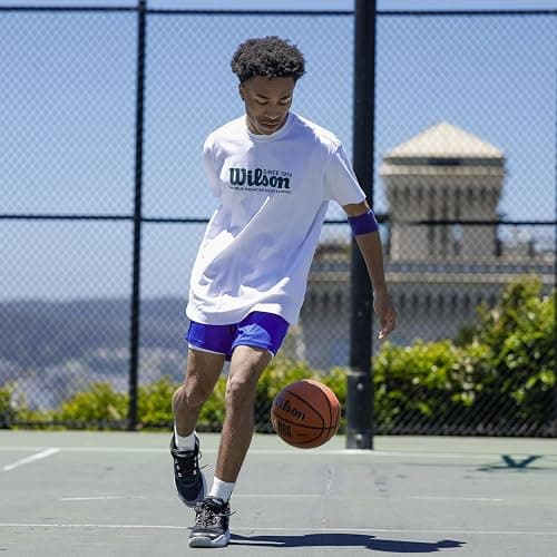 WILSON NBA Forge Indoor/Outdoor Basketball - Brown, Size 7-29.5" thumbnail 2