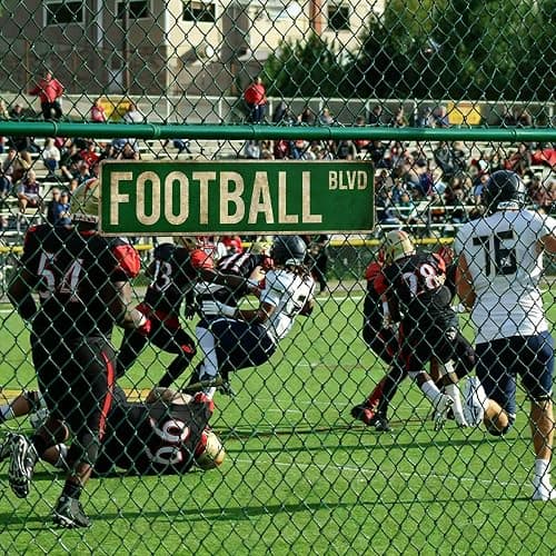 Football Gifts for Boys 8-12 Accessories Football Stuff Wall Decor for Boys Room Football Room Gear Teen Boys Birthday Christmas Vintage Wall Sign thumbnail 6