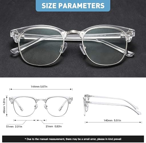 AOMASTE Blue Light Glasses for Woman/Men Computer Bluelight Glasses Womens/Mens thumbnail 2
