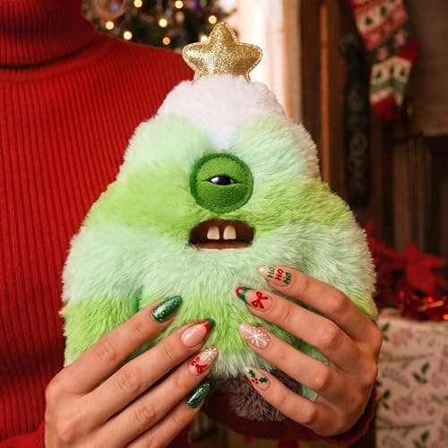 Fuggler Festive Fuggs 9 Inch Series 2 (Sasquooshmas Tree) by ZURU | Funny Ugly Monster with signature teeth, soft & huggable collectible plush, for fans & collectors, gift for tweens & teens thumbnail 8