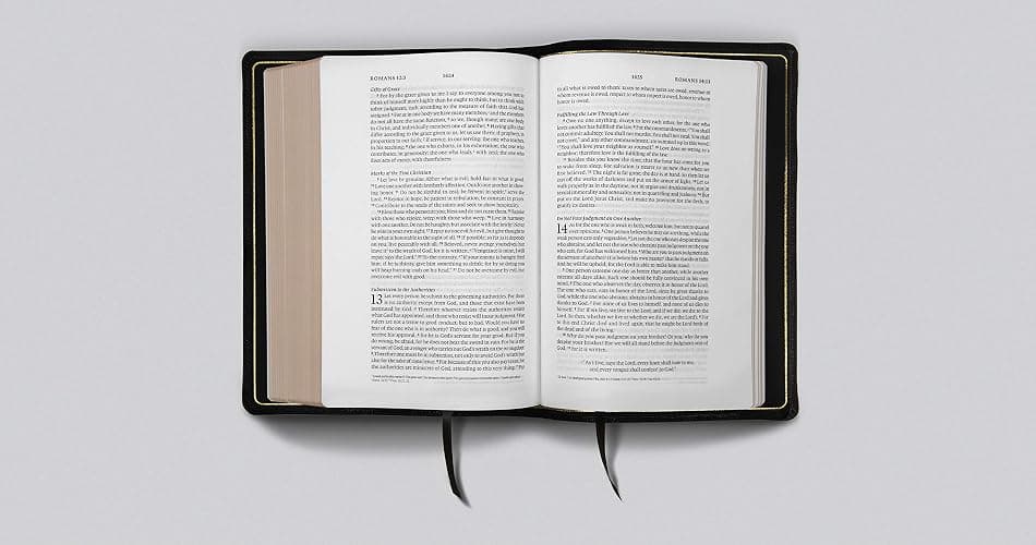 ESV Preaching Bible (Goatskin, Black) thumbnail 4