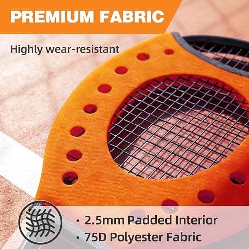 MR Sweet Spot Trainer, Tennis Racket Sweet Spot Trainer Protection Cover, Tennis Pointer Swing Training Aid Protection Cover Swing Training Aid for Starter, Set of 2 thumbnail 2
