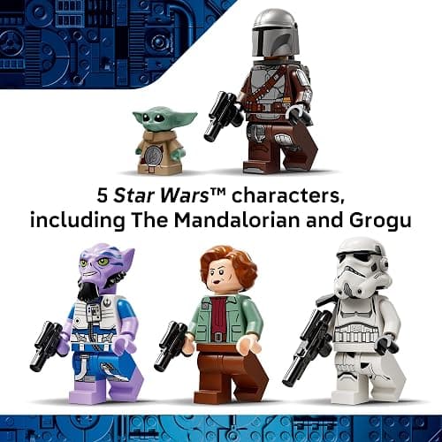 LEGO Star Wars: The Mandalorian and Grogu The Razor Crest Building Toy - Build and Display Set for Boys & Girls, Ages 10+ - Star Wars Gifts for Birthdays & Fans - 75447 thumbnail 5