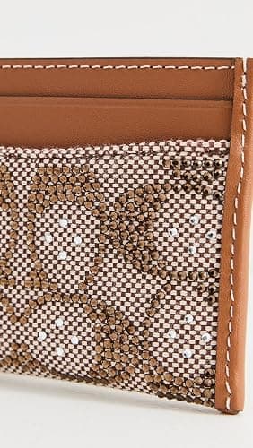 Coach Women's Crystal Signature Jacquard Essential Card Case thumbnail 4