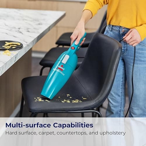Bissell Featherweight Stick Lightweight Bagless Vacuum with Crevice Tool, 2033, One Size Fits All, Blue thumbnail 6