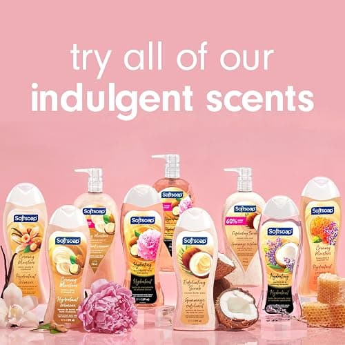 Softsoap Body Wash Pump, Coconut Butter Scrub, Exfoliating Body Wash, 32 Ounce (Pack of 1), WHITE (Package May Vary) - Coconut Scrub - 32 Fl Oz (Pack of 1) thumbnail 8