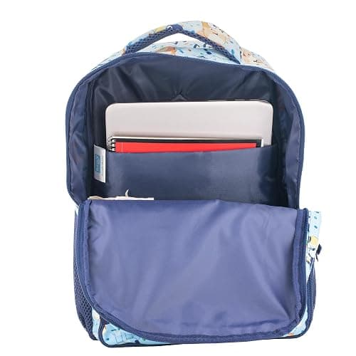 AI ACCESSORY INNOVATIONS Bluey & Bingo Backpack for Girls & Boys, Multi Pocket Bookbag with Adjustable Shoulder Straps & Padded Back, Blue thumbnail 5