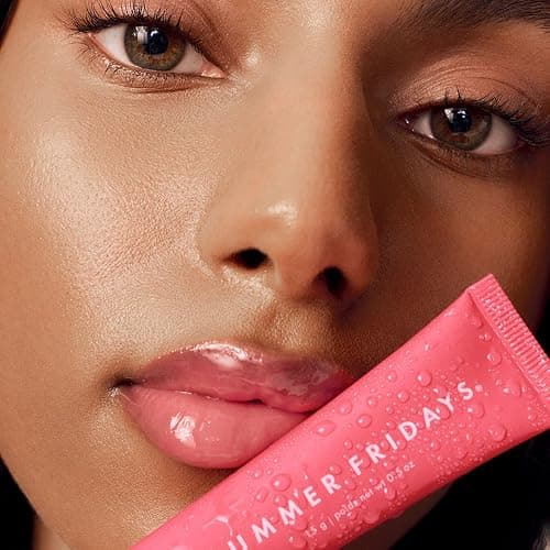 Summer Fridays Tinted Lip Butter Balm - Conditioning Vegan Lip Balm for Instant Moisture, Shine & Hydration - Sheer-Tinted, Soothing Skincare - Pink Guava (.5 Oz) thumbnail 7