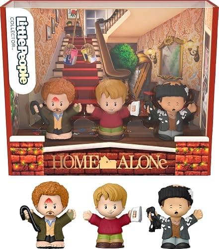 Little People Collector Home Alone Special Edition Set for Movie Fans, 3 Character Figures in a Display Package - Image 1