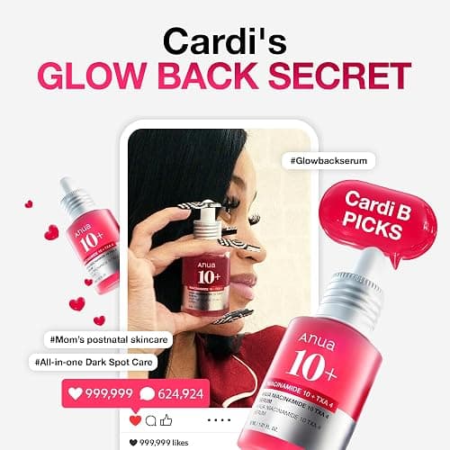 ANUA Niacinamide 10 + TXA 4 Serum, Hyaluronic Acid, Tranexamic acid, Facial Serum For GlassSkin, Cardi B’s Pick, Glow Back Serum, Dark Spot Care, Postnatal Skincare, Korean Skincare (30ml/1.01 fl.oz) thumbnail 2