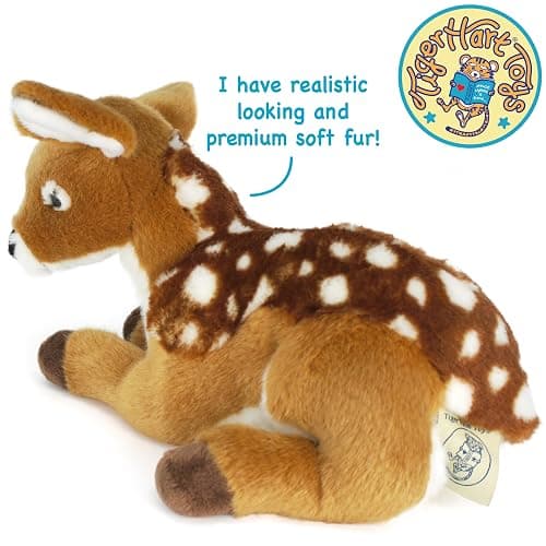 TigerHart Debbie The Baby Deer - 10 Inch Fawn Stuffed Animal Plush thumbnail 6