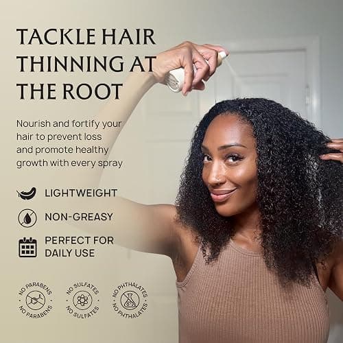Lebanta Hair Growth Oil Spray - 100% Pure Ingredients For Non Greasy, Thicker & Stronger Hair - Organic Batana, Castor, Biotin, Saw Palmetto, and Rosemary Oil Gifts for Men & Women Scalp - 4.1 Fl Oz thumbnail 2