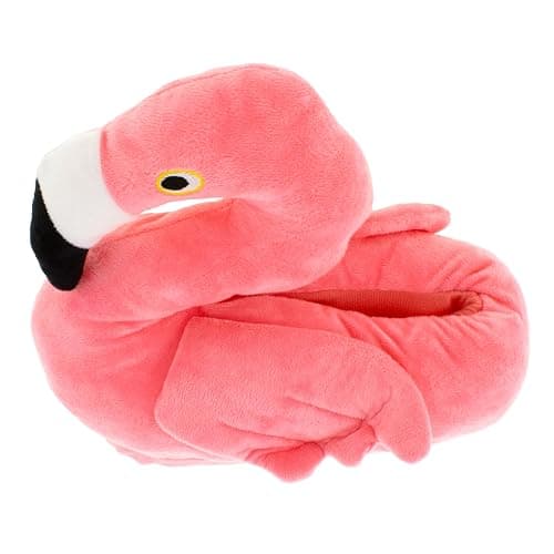 Happy Feet Animal Slippers for Adults and Kids, Cozy and Comfortable, Sturdy Rubber Soles, Thick 1-Inch Memory Foam Footbed, Non-Skid Bottoms, Plush Velvety Material Slippers, As Seen on Shark Tank thumbnail 6