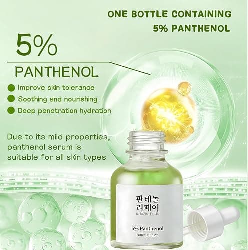 5% Panthenol (Vitamin B5) Face Serum | Sensitive Skin Barrier Support, Hydrating Soothing Serum for Dry Skin, Strengthen Skin Barrier & Soothe Redness, Fragrance-Free for Delicate & Acne-Prone Skin thumbnail 6