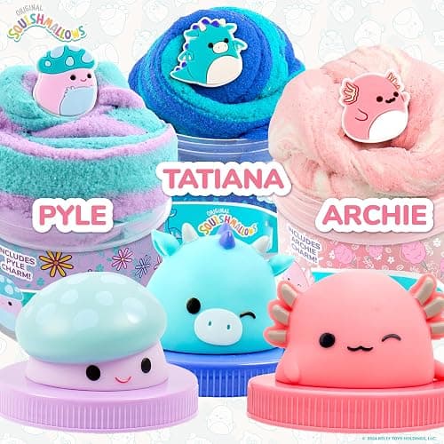 Original Squishmallows Premium Cloud Slime, 3-Pack, 9 Add Ins, 8 oz. thumbnail 3