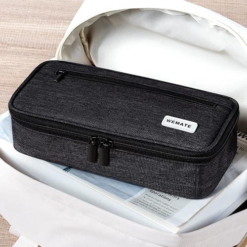 WEMATE Pencil Case, Large Storage Organizer, Makeup Bag, Teacher Must - have, Big Pencil Pouch, Marker Case for College thumbnail 7