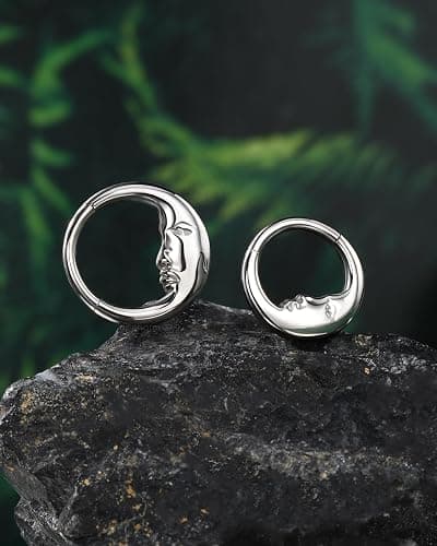 Moon Daith Earring thumbnail 4