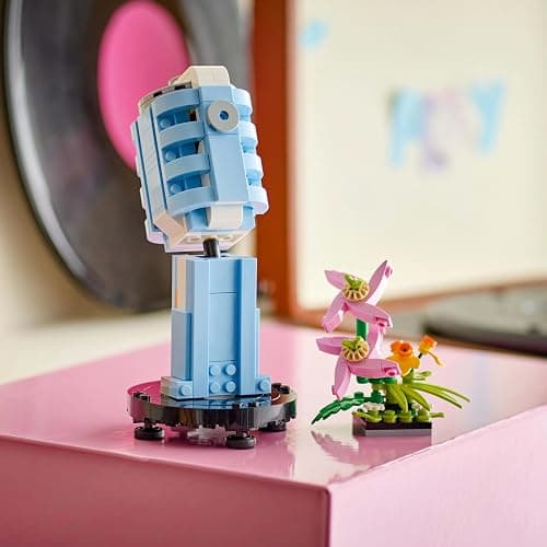 LEGO 31172 Creator Flower and Record Player Toy, Toy, Birthday Present, Blocks, Boys, Girls, Children, 8, 9, 10, Elementary School Students thumbnail 7